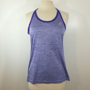 Adidas Climalite Purple Racer Back Tank Top Medium